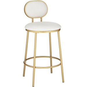 Modern Modish High Wood <b>Chair</b> with <b>Velvet</b> Cushion and Stainless Steel Counter Frame PVD Coated for Home Decor - Product Image 2