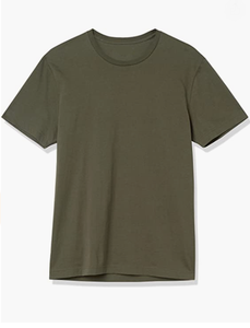 T-Shirt col rond en coton à manches courtes pour hommes, coupe ajustée, prix de gros, disponible dans notre usine - Product Image 3