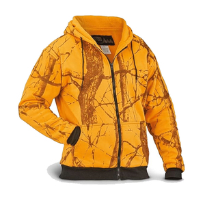 เสื้อฮู้ดแบบซิปเต็มตัวทำจากหินโอเวอร์ไซส์ซักได้500gsm ล้างกรดโพลีเอสเตอร์แบบกำหนดเอง100% - Product Image 2