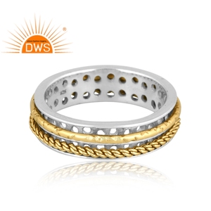 Latest Design 925 Sterling Silver <b>Spinner</b> Band <b>Ring</b> Custom Jewelry For Women Gift For Her - Product Image 4