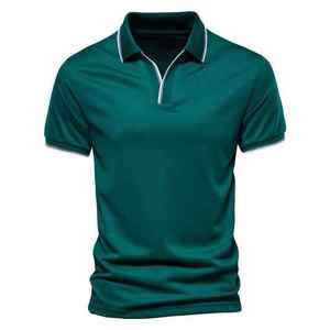 Camiseta de Golf Personalizada de Punto Sólido 100% Algodón de Secado Rápido al por Mayor para Jugadores de Equipo Adultos - Product Image 6