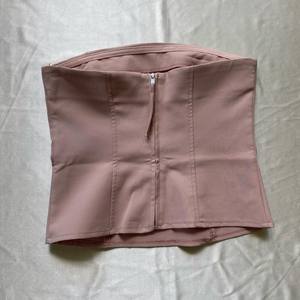 Overbust Thin-Thick Steampunk <b>Corset</b> Breathable Denim Boned <b>Waist</b> <b>Trainer</b> with Front Pockets and Back Side Zip - Product Image 5