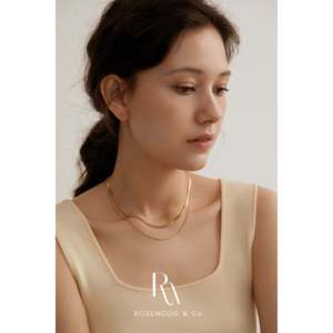 Collana a spina di pesce multistrato color oro con motivo geometrico, stile religioso grazioso, ideale come regalo per feste, con giada, diamante e perla - Product Image 4