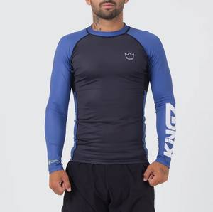 Fabricant de rashguards durables pour hommes 2026, en spandex et polyester, pour MMA et lutte, logo personnalisable et service OEM - Product Image 2