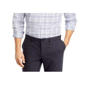 Camicia in Denim Blu Navy da Uomo Bloomingdale's, Vestibilità Slim Elasticizzata, 100% Cotone, Tessuto Popeline Antipiega, Taglia XL - Product Image 5