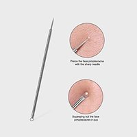 Outil d'extraction des points noirs et des boutons d'acné avec aiguilles Nettoyant pour le visage - Marque IRONCURE INDUSTRIES 100% Haute qualité