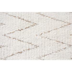 Tapis turc 3,1 x 16,4 pieds, tapis oriental vintage blanc en laine - Product Image 5