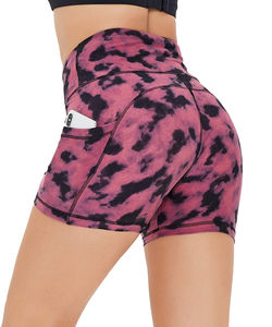Short de Yoga de sport taille haute pour femme Sexy Biker Buttery Feel Seamless Respirant Fleece 100% Cotton Plus Size Board Shorts - Product Image 6