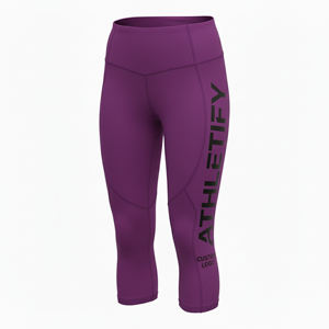 Vente en gros Leggings de yoga à taille élastique-Pantalon d'entraînement taille haute pour femme-Collants de gymnastique à l'épreuve des squats, extensibles et fitness - Product Image 1