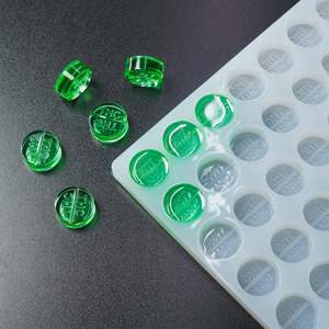Professional Gummy Mold Bold maker <b>Round</b> Silicone Candy <b>Tray</b> for Commercial Gummy Manufacturing and Candy Mold Filling - Product Image 4