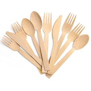 Ensemble de couverts en bois cuillère fourchette couteau de qualité supérieure ensemble de couverts design fantastique pour ensemble de couverts de cuisine - Product Image 2