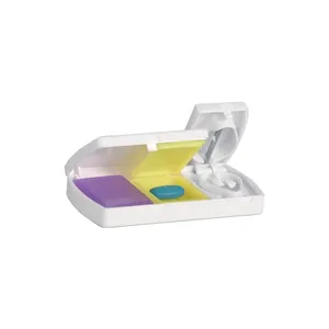 Pastillero Personalizado Doxer con Cortador, Gadgets Promocionales Personalizados para la Gestión de Medicamentos - Product Image 1