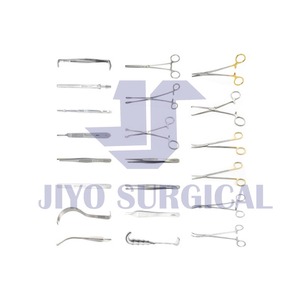 Conjunto básico de laparotomía de 104 piezas, instrumentos quirúrgicos superiores para cirugía abdominal, fuente de alimentación Manual, punta superior dorada, gran oferta - Product Image 4
