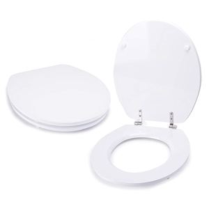 Sedile per Bagno - Bianco - Acrilico e Acciaio Inossidabile - Product Image 4