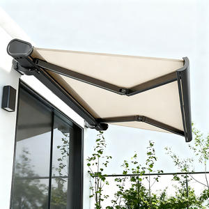 <span class=keywords><strong>Auvent</strong></span> de carport de luxe <span class=keywords><strong>pour</strong></span> escaliers, à cassette intégrale rétractable, en alliage d'aluminium extra épais, télécommandé, protection UV, durable - Product Image 1