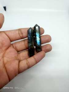 ขายส่งคุณภาพสูง Labradorite ดินสออัญมณีธรรมชาติดินสอคริสตัลแฟลชสูงใช้สําหรับการรักษาและการทําสมาธิ - Product Image 3