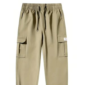 Pantalons pour hommes à séchage rapide 100% coton biologique Collection Cargo Jogger respirant pantalons pour hommes de haute qualité - Product Image 5