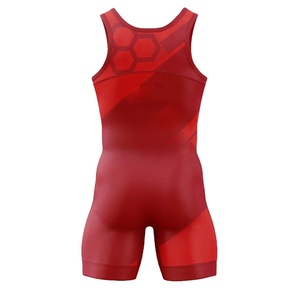 Sublimation Wrestling Singlet <b>Bodysuits</b> <b>Men</b> Wrestling Singlet Team Name Player <b>for</b> Competition - Product Image 4