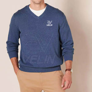 เสื้อสเวตเชิ้ตคอวีผู้ชาย สไตล์ลำลอง สวมใส่สบาย เหมาะสำหรับกิจกรรมกลางแจ้ง น้ำหนักเบา ทรงหลวม - Product Image 3