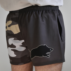 Nouveau design votre propre short de rugby unisexe décontracté pas cher avec poches à fermeture éclair pour homme et adulte Service OEM - Product Image 6