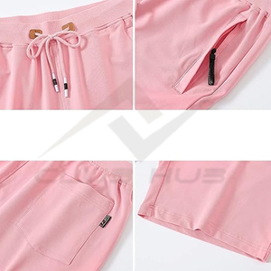 Pantalones cortos atléticos para hombres Venta caliente bolsillos deportes Jogging estilo callejero patrón a cuadros ecológico impermeable Delgado transpirable - Product Image 5