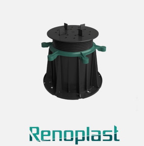 เรโนพลาสต์ ®   แผ่นรองพื้น RENOPAD PRO, ขายึดพลาสติกปรับระดับได้อเนกประสงค์สำหรับพื้นยก, ระเบียง, ลานบ้าน, ฐานรองยกพื้น - Product Image 1