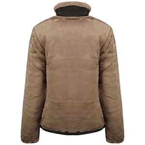 Chaqueta de Invierno Clásica con Cierre y Cuello Alto para Mujer, Chaqueta de Forro Polar al por Mayor, Suave, Cálida, Aislante, de Corte Holgado - Product Image 3