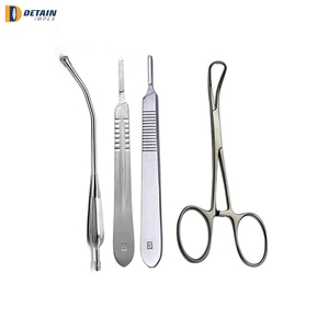 Top Quality Stainless Steel Surgical Dressing <b>Kit</b> Bandage Forceps Dressing Instrument Sets <b>Sutur</b> <b>Kit</b> Medic Instrument - Product Image 3