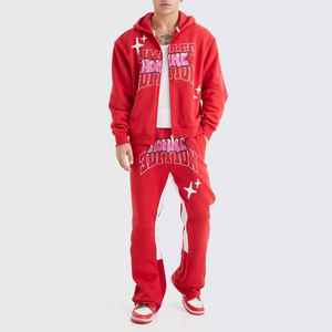 Survêtement élégant personnalisé d'hiver à capuche uni imprimé avec une texture solide, des coutures durables et une forme moderne - Product Image 4