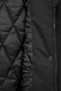 Dernier modèle de veste bomber matelassée à capuche d'hiver, coupe ample, doublée de fourrure, fermeture éclair, respirante, col amovible, parkas pour femmes, Pakistan - Product Image 4