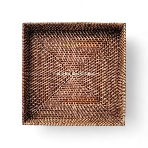 Bandeja de Ratán Natural a Buen Precio, Hecha a Mano, Estilo Bohemio, Diseño Flexible para Servir Diariamente y Uso Doméstico, de Vietnam - Product Image 1