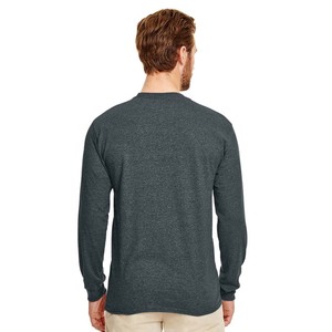 Sweat-shirts à manches longues en tissu épais de couleur bleu marine profond - Product Image 5