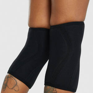 Rodillera de neopreno de sublimación Digital de alta calidad, diseño de Color personalizable, soporte de rodilla de compresión ajustable - Product Image 3