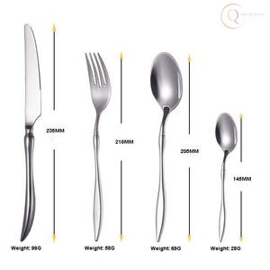 Ensemble de couverts de table élégant, écologique et moderne pour la maison et les fêtes |   Couverts élégants en acier inoxydable - Product Image 2