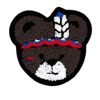 2025 nouveauté serviette thermocollante Chenille Parches fournisseur conception personnalisée grand Logo lettres Chenille broderie patchs pour veste