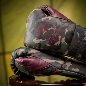 Guantes de Boxeo Profesionales Premium con Logotipo Personalizado, de Cuero Genuino de Alta Calidad, con Cierre de Cordones y Protección UV para Adultos - Product Image 4