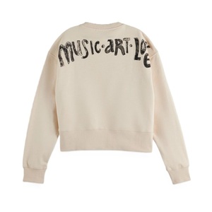 Sudadera Holgada Informal para Mujer, Otoño Invierno, Alta Calidad, 100% Algodón, Cuello con Forro de Felpa, Estilo Urbano, Estampado Animal - Product Image 5