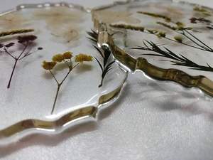 Sous-verre décoratif en résine de haute qualité, style bohème, fait main, écologique, léger, design personnalisé pour l'intérieur - Product Image 5