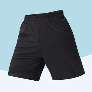 Pantalones cortos negros de malla de talla grande para hombre, pantalones cortos de secado rápido para correr, Fitness, baloncesto, fútbol, adolescentes, cintura elástica - Product Image 2