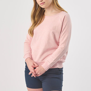 Sudadera de Mujer para Otoño/Invierno, sin Capucha, Cuello Redondo, Corte Holgado, Cómoda, Informal, Talla Grande, Ecológica - Product Image 5