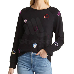 Sweat-shirts décontractés pour femmes, style unique, nouvelle collection, dernière mode, design personnalisé, coton/polyester, lavé, respirant - Product Image 2