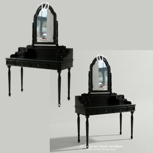 Furniture <b>Makeup</b> <b>Vanities</b> ACF Series 6-2 Traditional Design Mahogany Wood Adjustable Mirror for Bedroom Hotel & Bathroom Use - Product Image 5