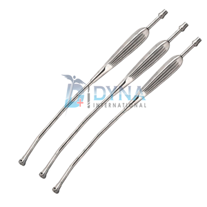 Ensemble de tubes d'aspiration Yankauer 3 pièces 14 "taille adulte | Instruments d'aspiration chirurgicale réutilisables | Certifié CE - Product Image 5