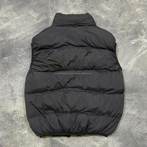 Chaqueta de invierno personalizable para hombre, chaleco ligero con soporte de burbujas, diseño sin mangas empacable, estilo callejero de talla grande - Product Image 2