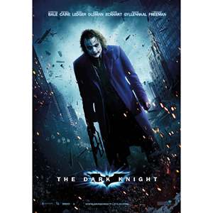 Modern Style Batman <b>Poster</b> From the Dark Knight Paper Design for Wall Use - Product Image 1