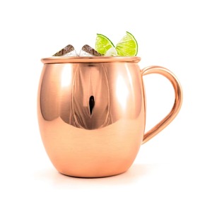 New Design Moscow Mule Copper <b>Mugs</b> <b>Set</b> <b>of</b> 4 Made by ''Ifkaa Exports PVT. LTD'' with High Quality Pure Copper <b>Mug</b> - Product Image 4