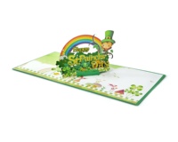 Nuevo modelo de tarjeta de felicitación emergente 3D Patrick Day para 2025 diseño personalizado al por mayor de HMG en Vietnam