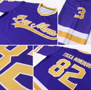 Camisetas de hockey sobre hielo de equipo de alta calidad al por mayor con bordado de apliques personalizados, ropa deportiva de la mejor calidad, camiseta de hockey sobre hielo - Product Image 5