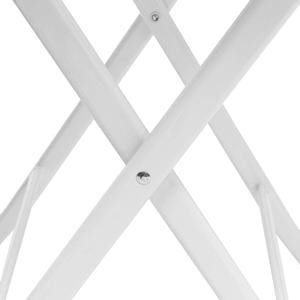 WELL HOME Tavolino Quadrato Bianco da Esterno 62x62x73, Tavolino da Comodino - Product Image 6