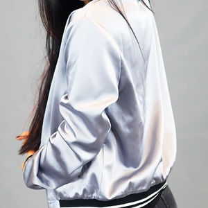 Chaqueta Bomber de Invierno para Mujer al Mejor Precio, con Logotipo Personalizado, Lisa, Transpirable - Product Image 6